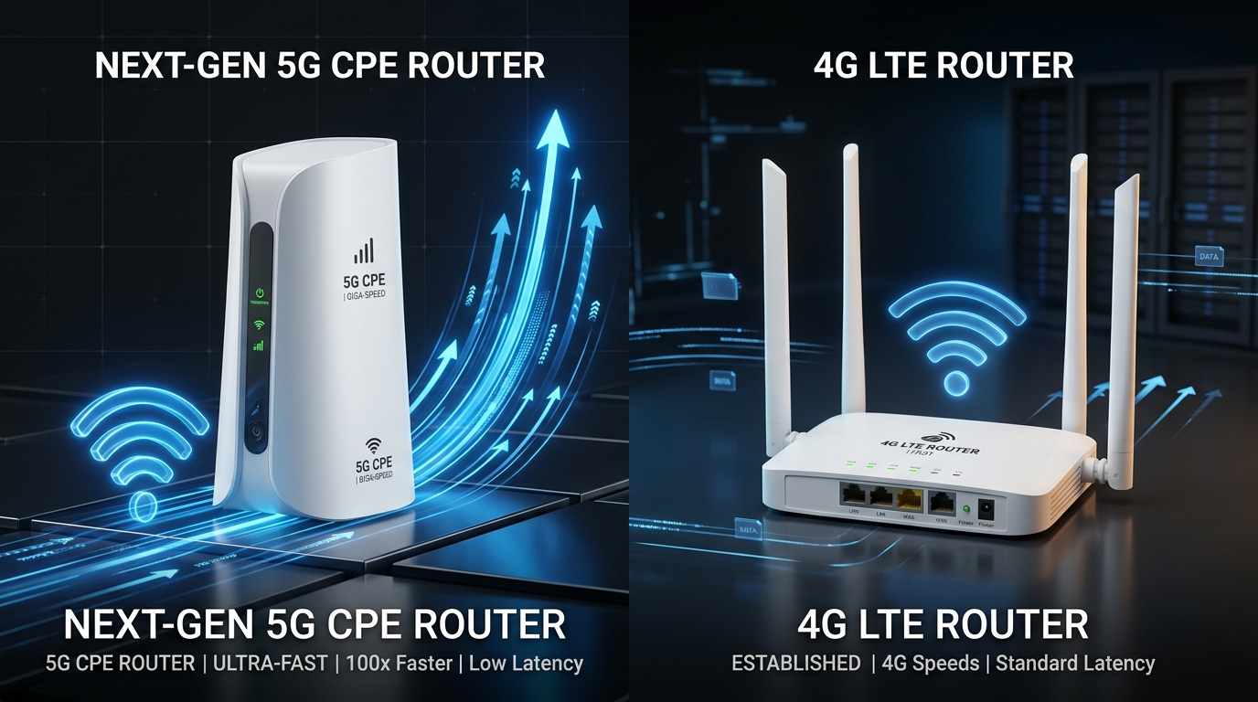 5G CPE vs 4G Router: How to Choose for Your Deployment